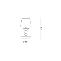 Ideal Lux Pegaso table lamp