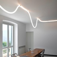 Artemide La Linea Tubo Luminoso LED Flessibile IP65 15W/mt By BIG