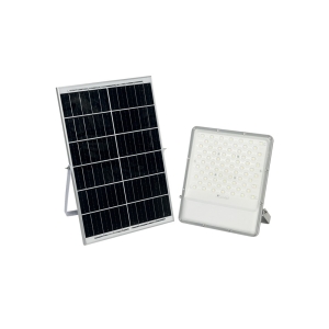 Professional solar-powered LED floodlight for outdoor use