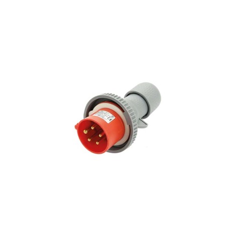 Industrial mobile plug 3P+E 16A 346-415V waterproof