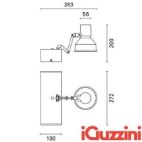 IGuzzini MB24 Tilt adjustable projector G8.5 70W white