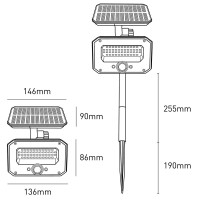 Bot Lighting Yuma 8np faretto led solare con picchetto