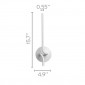 Flos Lightspring Single LED Wall Lamp with indirect light White