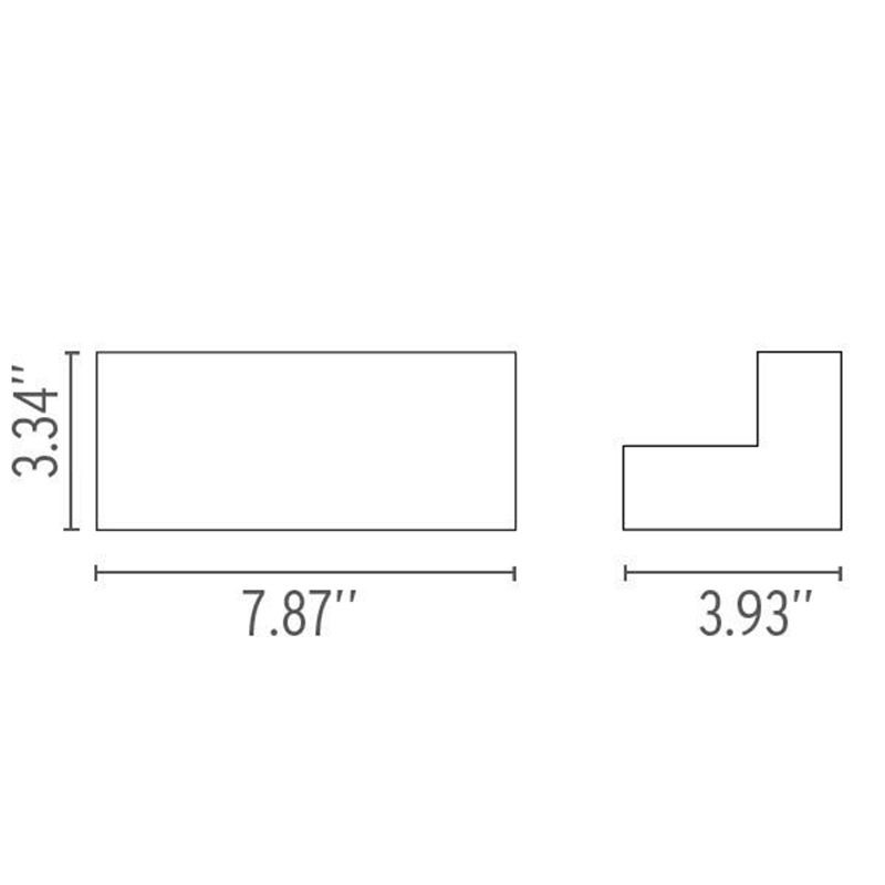 Flos Long Light LED single emission Wall Lamp indirect light White