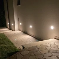 Playled Vitrum Glass Recessed White LED Wall step light for 503 Box with Asymmetric Beam Playled Vitrum Glass Recessed White LED Wall step light for 503 Box with Asymmetric Beam