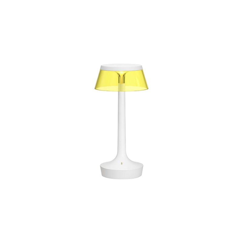 Flos Bon Jour Unplugged rechargeable lamp white-yellow Flos Bon Jour Unplugged rechargeable lamp white-yellow