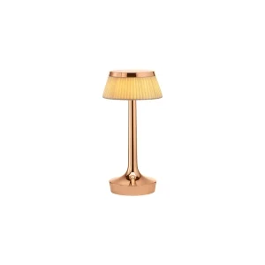 Flos Bon Jour Unplugged rechargeable lamp copper-fabric