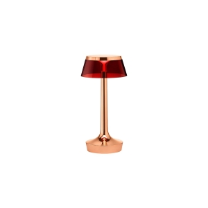 Flos Bon Jour Unplugged lampada ricaricabile rame-rosso