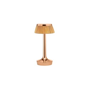 Flos Bon Jour Unplugged rechargeable lamp copper-rattan
