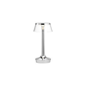 Flos Bon Jour Unplugged rechargeable lamp chrome-transparent