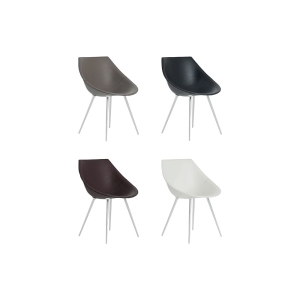 Driade Lagò Leather design chair