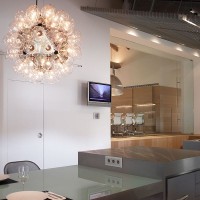 Flos Taraxacum 88 Suspension Lamp Chandelier in aluminum by