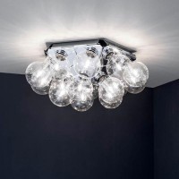 Flos Taraxacum 88 C/W Aluminum Ceiling or Wall Lamp By Achille