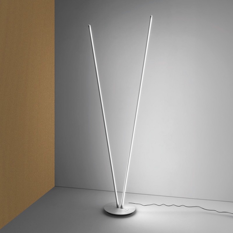 Cattaneo Lucilla Linear Dimmable and Adjustable LED Floor Lamp