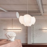 Flos Viscontea Bianco Lampada a Sospensione Lampadario in