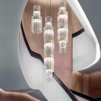 Masiero Vegas led vertical suspension lamp