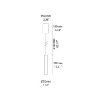 Logica Shanghai lampada a sospensione led Ø30mm