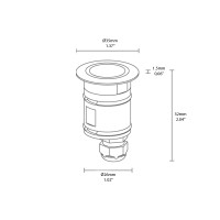 Luce & Light Bright 1.0 faretto ad incasso per esterno 500mA