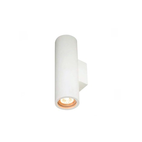 Molveno Pipe Round Plaster Wall Lamp Biemission