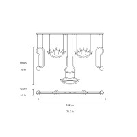 Masiero Visio Full led chandelier