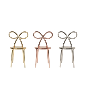 Qeeboo Ribbon Chair Metal sedia decorativa
