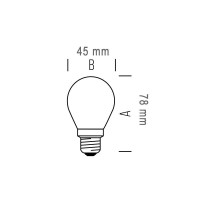 New Lamps Bulb E27 Mini Globe LED 2W 220lm Unbreakable