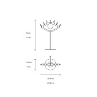 Masiero Visio M1 lampada da tavolo led