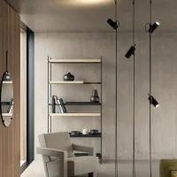 Lodes Cima Suspension Floor Lamp Adjustable Led by Marco Dessì LODES - 15 Lodes Cima Suspension Floor Lamp Adjustable Led by Marco Dessì LODES - 15