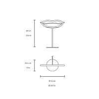 Masiero Visio M4 lampada da tavolo led