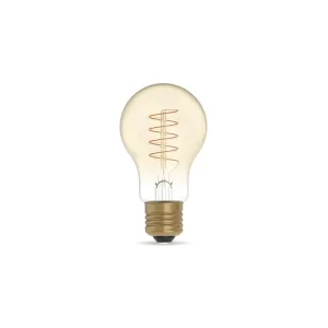 Daylight Carbon spiral A60 LED bulb E27 4W dimmable
