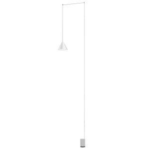 Flos String Light Cono e switch terra bianco
