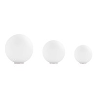 Ideal Lux Mapa white spherical table lamp
