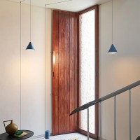 Flos String Light Cone and floor switch black