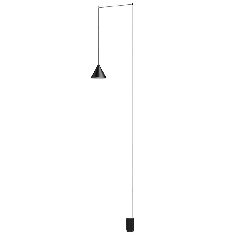 Flos String Light Cone and floor switch black Flos String Light Cone and floor switch black