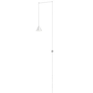 Flos String Light Cono e rosone bianco