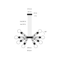 Lumina Matrix Otto lampada a sospensione