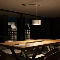 Lumina Moove grey suspension lamp