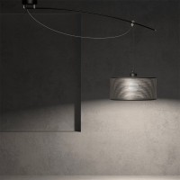 Lumina Moove grey suspension lamp