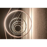 Flos WireRing Wall Lamp LED 16W 2700K 1300lm Indirect Light Pink