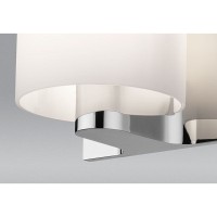 Flos Tilee Applique Wall Lamp Chrome/White By Marcello Ziliani