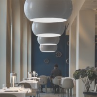 iGuzzini Zurigo 400mm LED Suspension Dome Lamp