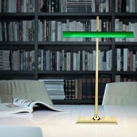 Flos Goldman LED Table Lamp Brass/Green