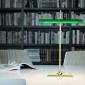 Flos Goldman LED Table Lamp Brass/Green