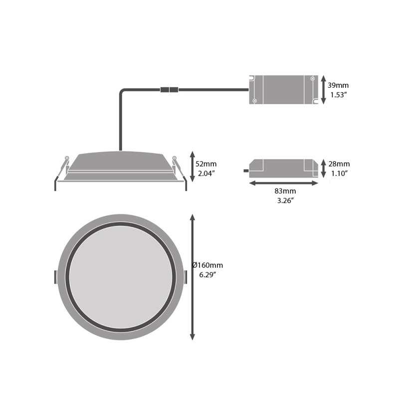 Osram Ledvance Downlight Alu Recessed Spotlight