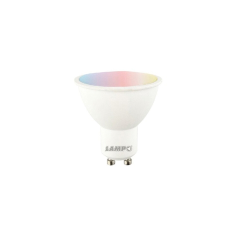 Lampo Lampadina LED RGBW + 4000K GU10 6W MR16 230V