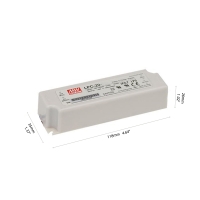 Meanwell Alimentatore LPC-20-500 20W 500mA IP67 Corrente Continua