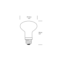 Bulb led stick satin11W R125 dimmable