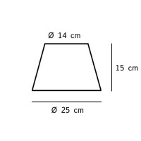Lampshade Chandelier Plissè for Table Lamp Socket E27 Abat-jour