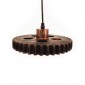 Ceiling Pendant Lamp E27 Copper Vintage Industrial Style Gear