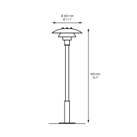 Louis Poulsen PH 3-2½ Bollard